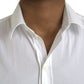 White Cotton Stretch Formal SICILIA Shirt