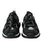 Black Mesh Sorrento Trekking Sneakers Shoes