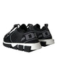 Black Mesh Sorrento Trekking Sneakers Shoes