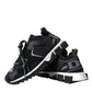 Black Mesh Sorrento Trekking Sneakers Shoes