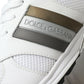 White Mesh Leather Low Top Trainers Sneakers Shoes