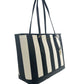 Jet Set Travel Large TZ Shoulder PVC Tote Bag Purse Black Multi