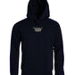 Dark Blue Cotton Crown Hooded Sweatshirt Sweater