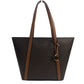Large Pratt Brown Shoulder Zip Tote Bag