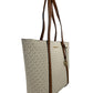 Large Pratt Vanilla Shoulder Zip Tote Bag