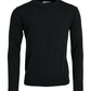 Dark Gray Wool Crew Neck Pullover Sweater
