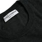 Dark Gray Wool Crew Neck Pullover Sweater