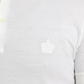 White Crown Patch Cotton Collared Polo T-shirt