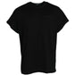 Black Cotton Round Neck Short Sleeve T-shirt