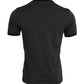 Gray Crown Floral Cotton Crew Neck T-shirt