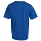 Blue Crown Logo Cotton Crew Neck T-shirt