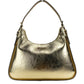 Wilma Large Smooth Leather Chain Shoulder Bag Purse Gold