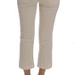 Elegant White Regular Fit Jeans