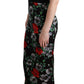 Elegant Floral Sheath Gown