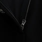 Elegant Black Sheath Gown with Crystals