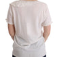 Elegant White Lana Wool Top