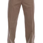 Chic Beige Chinos Casual Pants