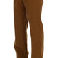 Elegant Brown Formal Trousers for Men