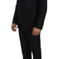 Elegant Blue Slim Fit Three-Piece Suit