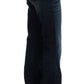Elegant Blue Regular Fit Cotton Jeans