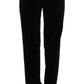 Chic Black Regular Fit Trousers