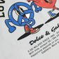 White Love & Peace Cotton Crew Neck T-shirt