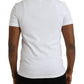 White Logo Crest Crew Neck Underwear T-shirt