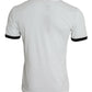 White Sacred Heart Cotton Crew Neck T-shirt