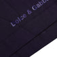 Purple Logo Patch Short Sleeve Cotton T-shirt