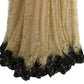 Elegant Gold Floral Lace Gown Dress
