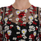 Embroidered Black Maxi Long Dress Gown