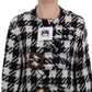 Elegant Woven Monochrome Jacket