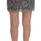 Chic Gray Mini Skirt for Elegant Evenings