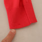 Red Wool Long Sleeves Crewneck Pullover Sweater