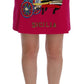 Embellished Silk-Lined Wool Skirt