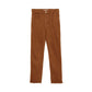 Chic Raw Cut Brown Jeans for Women