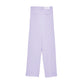 Elegant Purple Crepe Trousers for Women