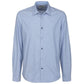 Chic Blue Dot Patterned Button-Up Shirt
