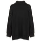 Elegant Turtleneck Wool-Blend Sweater
