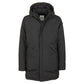 Sleek Men's Tech Fabric Jacket with Hood