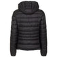 Chic Hooded Short Down Jacket in Black