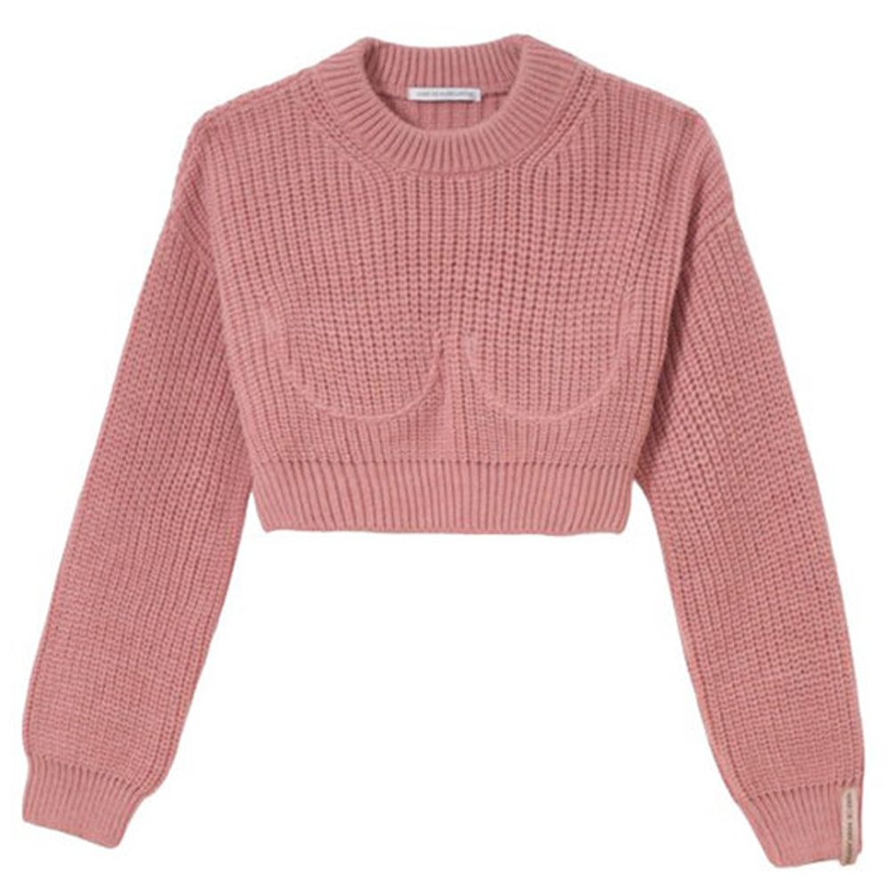 Pink Acrylic Sweater