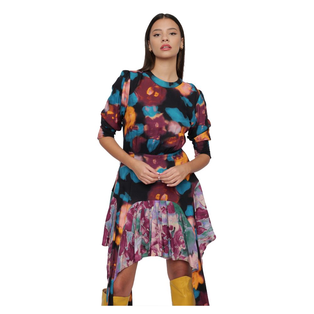 Multicolor Viscose Dress