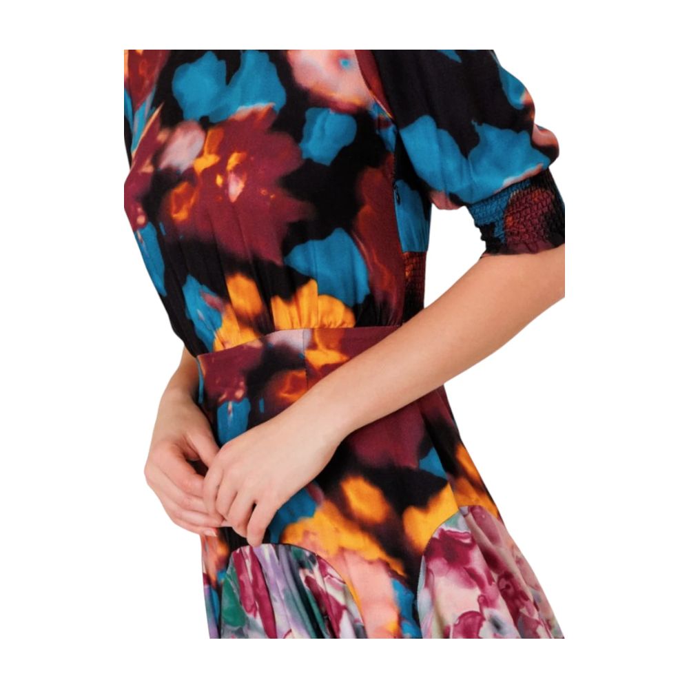 Multicolor Viscose Dress