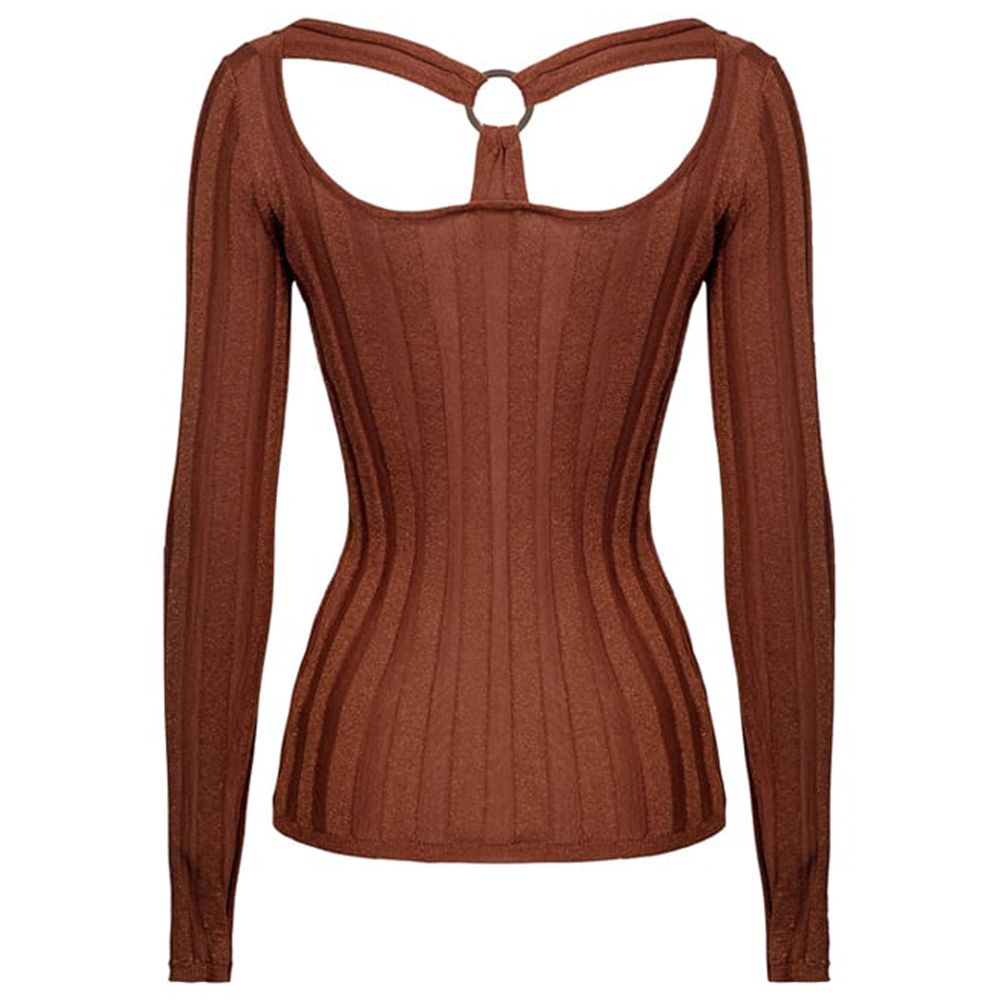 Brown Viscose Sweater