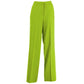 Green Polyester Jeans & Pant