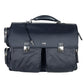 Elegant Nylon-Calfskin Document Holder Briefcase