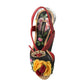 Multicolor Lambskin Leather Sandals
