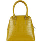 Elegant Pistachio Python Print Calfskin Bag