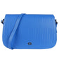 Woven Motif Calfskin Shoulder Bag